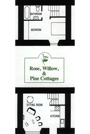 rose pine and willow cottages